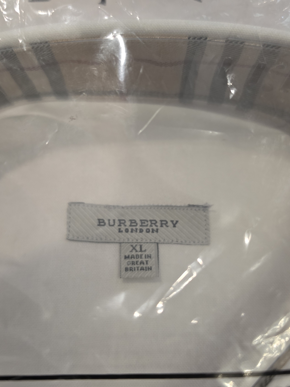 Burberry XL White Shirt